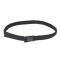 Black Fashion Travel Money Belt with Plastic Military Cobra Buckle