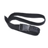 Black Fashion Travel Money Belt with Plastic Military Cobra Buckle