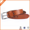 Hotsale Brown Leather Wide Waist Belt for Women With Prong Buckle