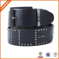 High Quality Black Genuine Leather Belt