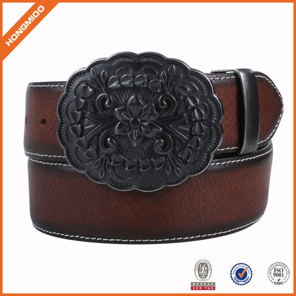 2017 New Arrival Topest Quality Western Style Genuine Leather Belts