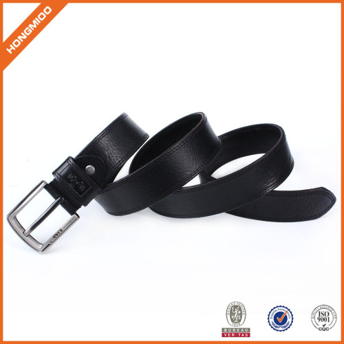 Men's Casual Leather Belt  for Jeans Dress Leather Strap Silver Prong Buckle Belt