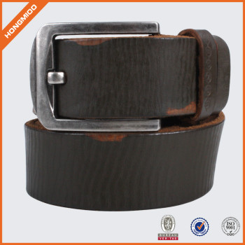 Topest Quality Full Grain Genuine Leather Belt With Single Prong Buckle