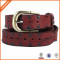 Top Quality Genuine Leather Belt with Rivets Punk Style Leather belt
