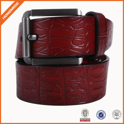 Vintage Brown Genuine Leather Casual Jeans Belt For Women
