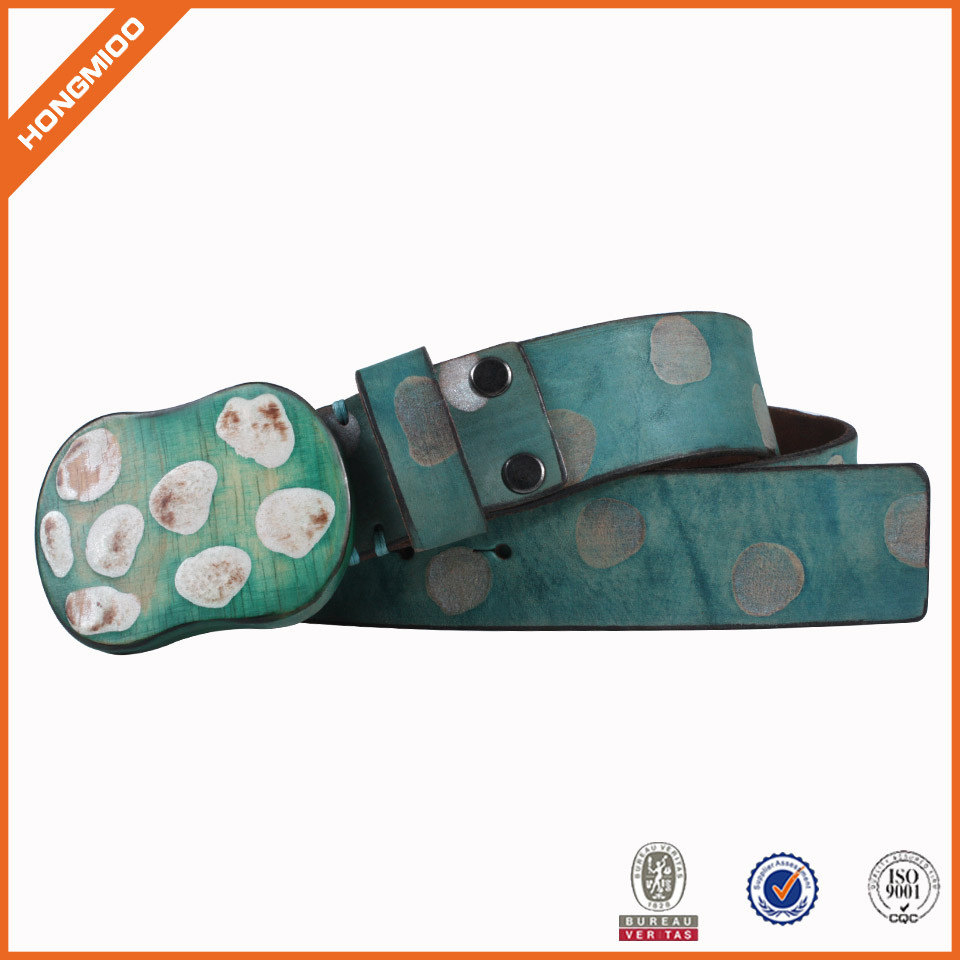 Competitive Women Wide Waist Leather Belt With Belt Buc...