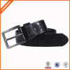 Black Waist Belt PU Leather Casual Belt With Single Prong Buckle