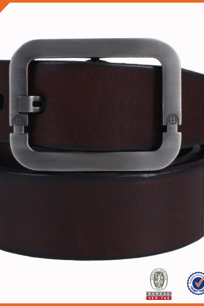 New Good Design Genuine Leather Belts With Pin Buckle for Men