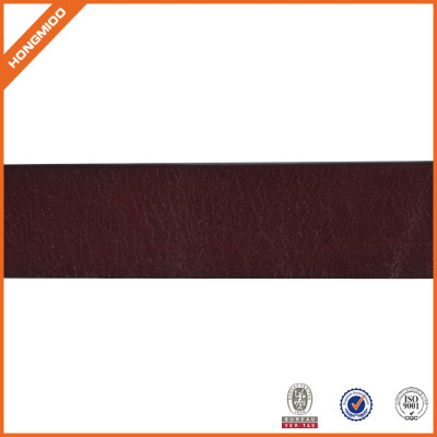 Formal design Wholesale Mens Vegetable Leather Belt With Single Prong Buckle