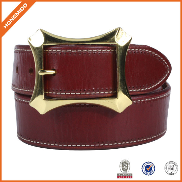 Factory OEM Women Waist Belt Skiny Full Grain Leather Belt For Jeans