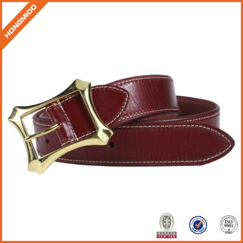 Factory OEM Women Waist Belt Skiny Full Grain Leather Belt For Jeans