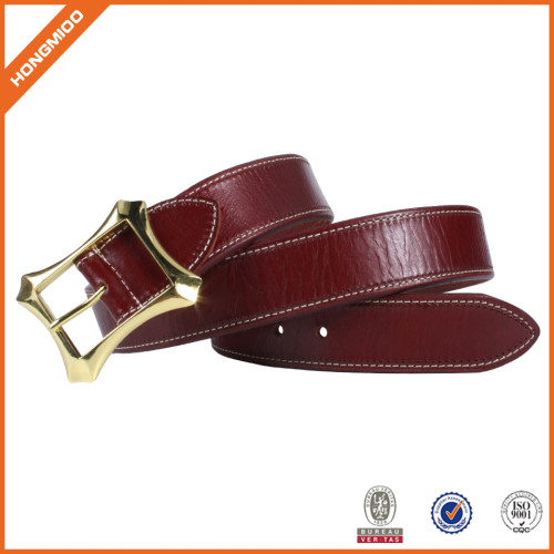 Factory OEM Women Waist Belt Skiny Full Grain Leather Belt For Jeans