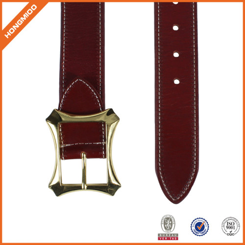 Factory OEM Women Waist Belt Skiny Full Grain Leather Belt For Jeans