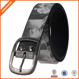 Casual Belts Men's Cummerbund Striped Printing Wide Belt - Custom casual belt