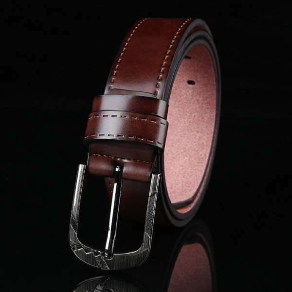 Spilt Leather Belt Mens Genuine Leather Belts For Jeans