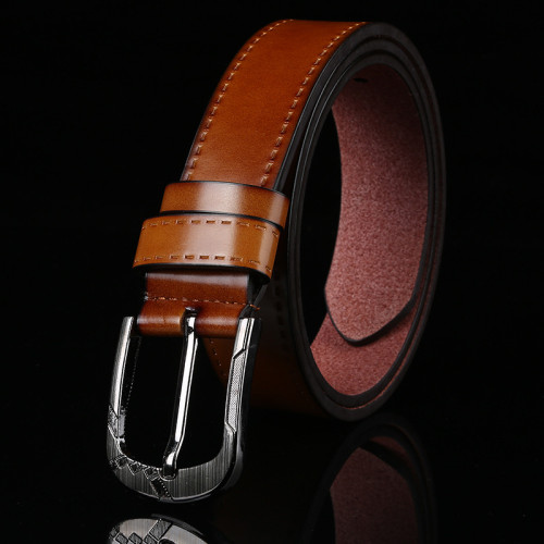 Spilt Leather Belt Mens Genuine Leather Belts For Jeans