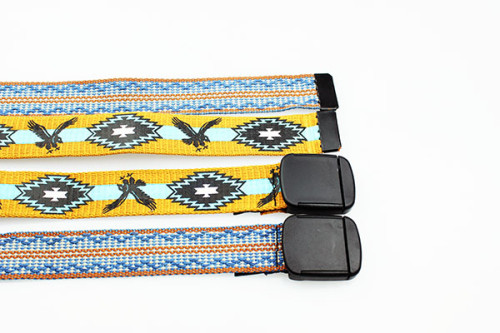 Newest Design Woven Genuine Leather Belt For Kids