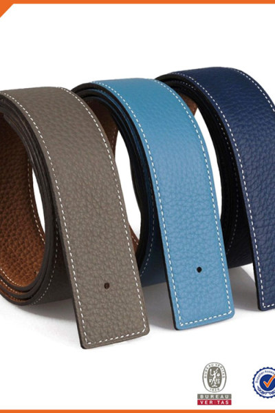 China supplier Genuine Leather Belt Straps without Buckle