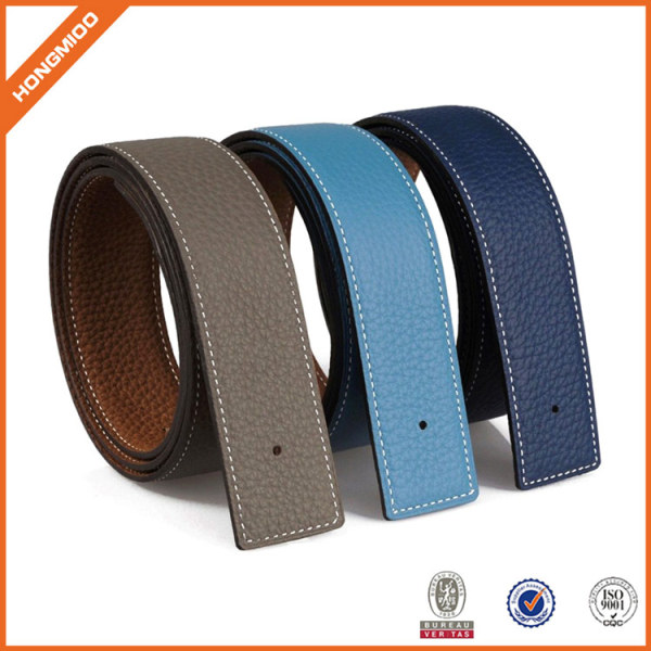 China supplier Genuine Leather Belt Straps without Buckle