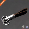Snap Hook Custom Logo Genuine Leather Key Chain with Gift Box