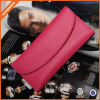 Wholesale Simple Flap Cover Slim Cow Genuine Leather Phone Purse Wallet