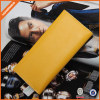 Wholesale Simple Flap Cover Slim Cow Genuine Leather Phone Purse Wallet