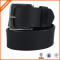 Mens Black Split Leather Belt With Prong Zinc Aolly Buckle For Jeans