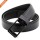 Customizing Quality Black Genuine Leather Ratchet Buckle Comfort Click Belt Men