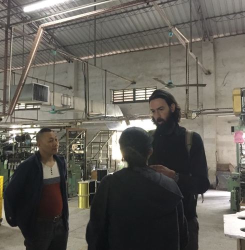 Customers Visit Hongmioo's Leather Belt Factory