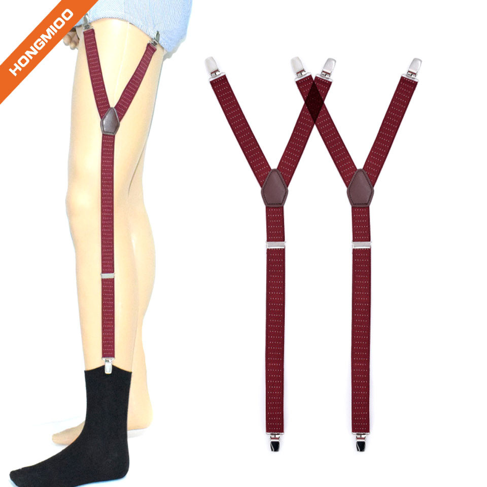 Shirt Stays for Men Adjustable Elastic Police Military Shirt Stay