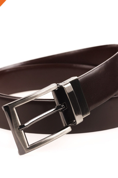 Comfortable Belt Men's Genuine Leather Dress Belt Reversible Belt