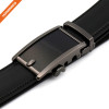 Hongmioo Solid Buckle Genuine Leather Ratchet Automatic Belt for Men 35 mm Wide 1 3/8"