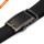 Hongmioo Solid Buckle Genuine Leather Ratchet Automatic Belt for Men 35 mm Wide 1 3/8