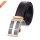 Hongmioo HA-005 Brown Double Stitching Split Leather Automatic Buckle Ratchet Belt