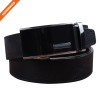 Hongmioo HA-029 Black Split Leather Automatic Buckle Ratchet Belt