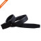 HA-023 Hongmioo Black Men's Split Leather Ratchet Belt without Holes Survival Belt