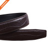 HA-021 Hongmioo Zinc Alloy Buckle Men's Split Brown Leather Ratchet Belt