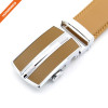 Hongmioo TB 1250 Genuine Leather Ratchet Dress Belt with Automatic Buckle