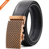 Hongmioo TB1492 Classic Antique Automatic Buckle Mens Ratchet Black Brown Belt