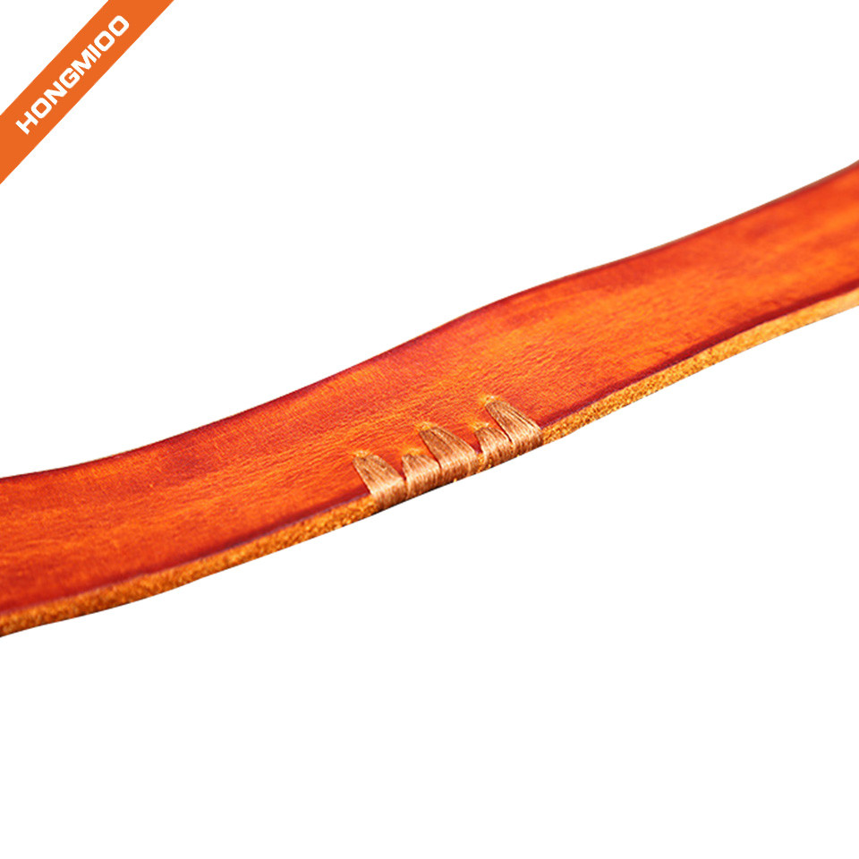 Hongmioo Premium Full Grain Leather Men's Leisure Belt side