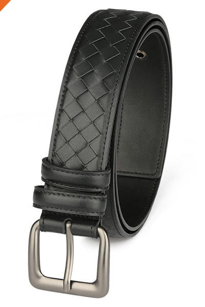 Hongmioo Men's Full Grain Classic Design Casual Leather Belt