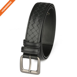 Hongmioo Men's Full Grain Classic Design Casual Leather Belt