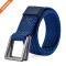 Fashion Woven Nylon Belt For Men With Plastic Buckle