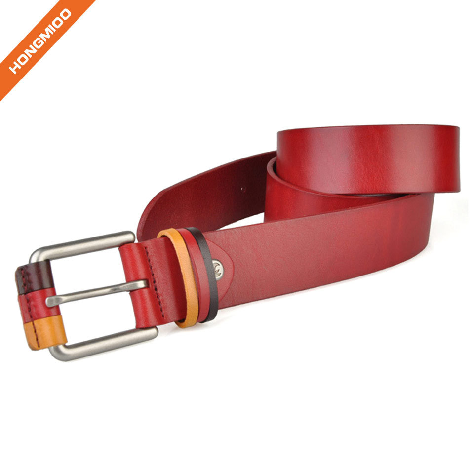 Hongmioo Style Zinc Alloy Buckle Belt Cowhide Leather M... detail