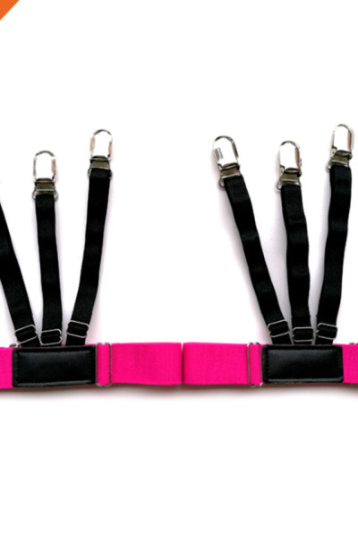 Adjustable Elastic Shirt Stays Keeps Shirts Tucked In And Socks Suspenders