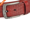Hongmioo TB1730 Wholesale Zinc Alloy Buckle Corocodile Styles Full Grain Men Luxury Leather Belt for Male