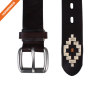 Hongmioo HT022 Wholesale Zinc Alloy Buckle Full Grain Men Luxury Handmade Leather Belts for Men