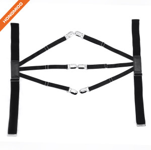 Custom Black and White Shirt Stays | OEM Garters