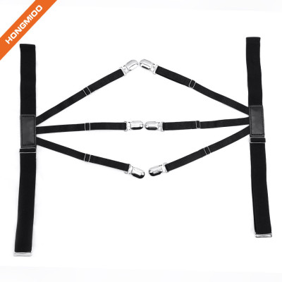 Custom Black and White Shirt Stays | OEM Garters