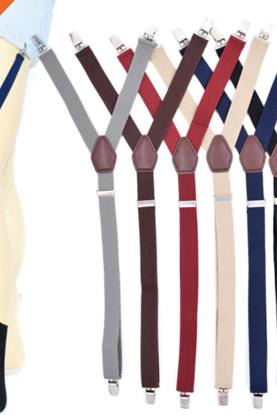 Hongmioo Leisure Style Variety Of Color Sock Suspenders For Male